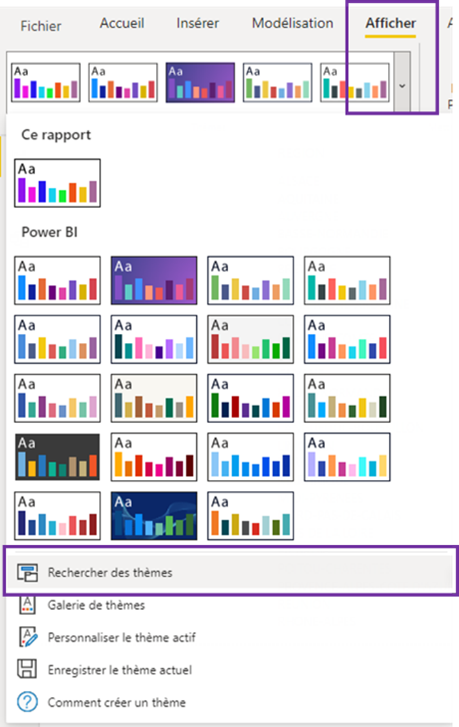 utiliser un jeu d'icônes personnalisé sur power bi