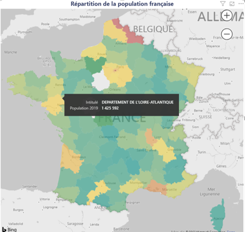 Créer un page info bulle power bi